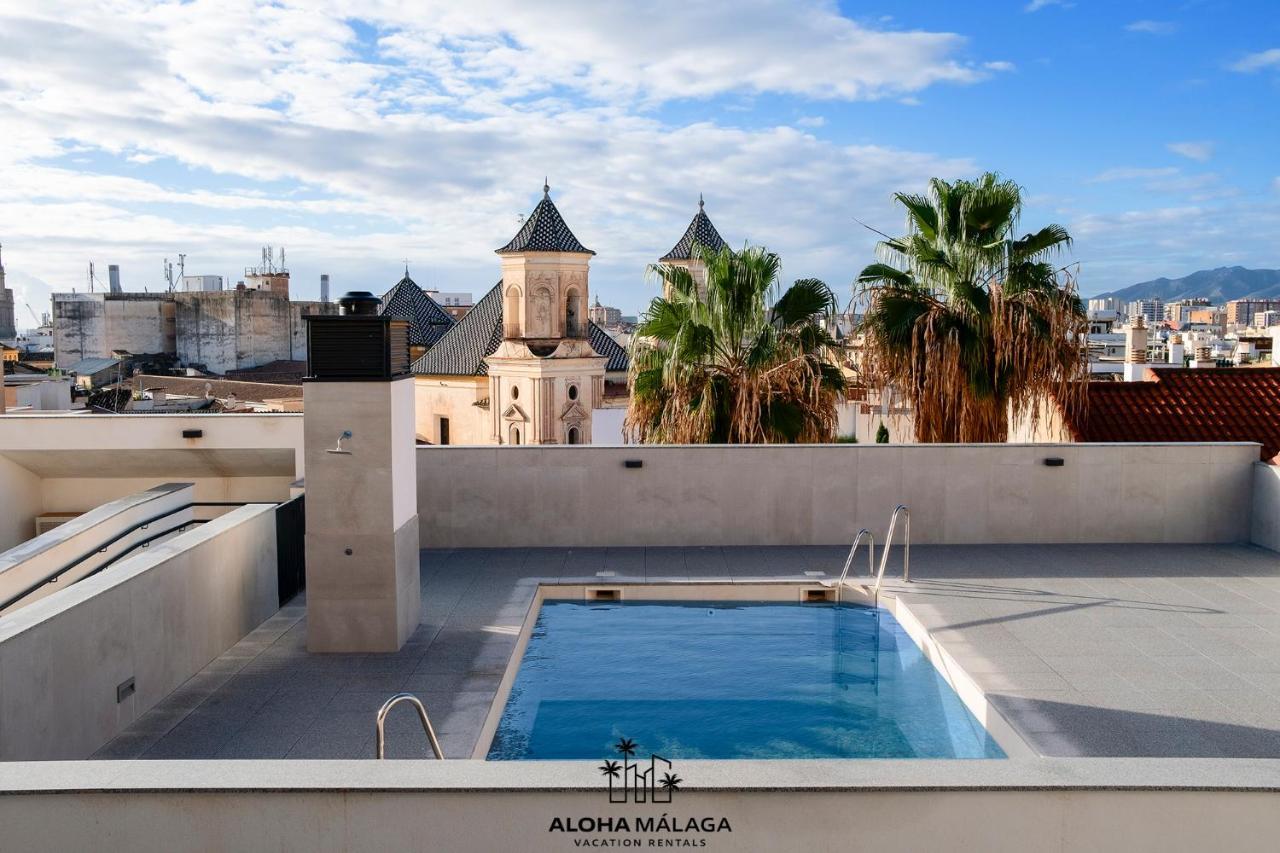 Апартаменты Luxury Duplex With Pool And Padel Court In Town Малага Экстерьер фото