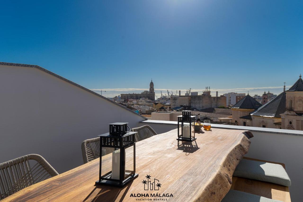 Апартаменты Luxury Duplex With Pool And Padel Court In Town Малага Экстерьер фото