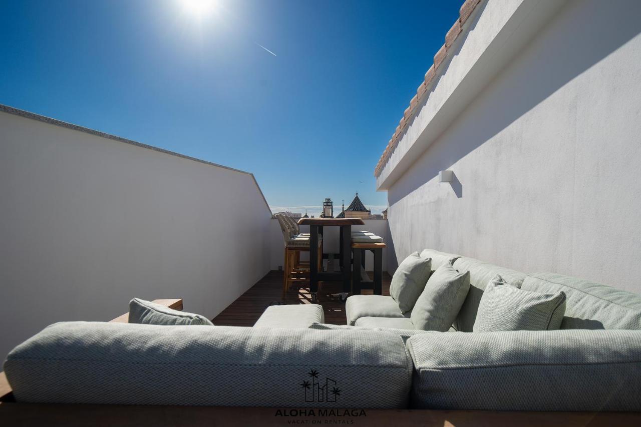 Апартаменты Luxury Duplex With Pool And Padel Court In Town Малага Экстерьер фото
